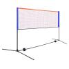 ZAIHW Badminton Net Stand 1.5M Height Badminton Net Frame for Court Beach Driveway, Freestanding Foldable Portable Ball Game Sport Training Equipment, Easy Setup view 1