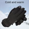 Dsgzkk Gloves,Waterproof Full Finger Gloves Slip Ski Gloves Gloves with Fleece Lining Winter Warm Gloves for Riding view 4