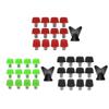 Aymzbd 12x Football Shoe Spikes Track Shoes Accessories M6 Threading Screw 8mm 11mm Football Boot Soccer for Competition, Green view 3