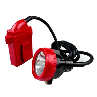 18000Mah Explosion Proof Waterproof Strong Light LED Coal Mine Light, High Bright Mining Lamp Miner Headlamp with Charger(Red)