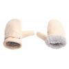 Dsgzkk Windproof Solid Color Gloves Warm Full Finger Mitten Cute Winter Outdoor Gloves Fuzzy Plush Gloves for Boys Girls view 1