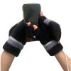 Dsgzkk Gloves,Women & Men USB Heated Gloves Knitting Hands Full & Half Heated Fingerless Heating Warmer Winter Hands Warm