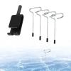 Amagogo Ice Anchor Tool Kit Drill Adapter with 4 Threaded Pegs Sturdy Shelter Stakes for Setting up Ice Fishing Shelter Tent Outdoor view 4