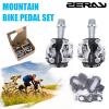 ZERAY Pedal Seal clamp Free ZP-108S (Approximately 2.9 cm) Crank Compatible with SPD (Including Anti Slip Studs) - Dual Platform Multifunctional, Suitable for Road, Mountain, and City Bicycles view 4