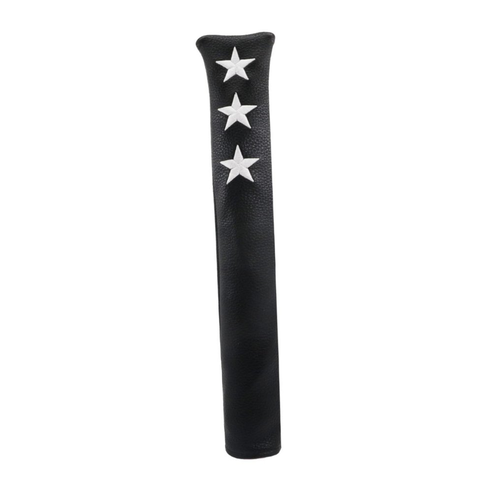 Aosekaa Golf Alignment Stick Cover Protective Case Club Cover Portable Plush Inner Lining Swing Training Golf Indicator Rod Holder, Black