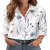 Zeagoo Long Sleeve Shirts for Women Casual Fashion Clothes Floral Blouses Button Up Dressy Tops Ladies Work Outfit view 1