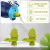 2pcs Bite Valve Spout Replacement for Ello Emma 14oz Kids Water Bottle, Silicone No BPA Water Bottle Mouthpiece Lid Replacement Compatible with Ello Emma 14oz Accessories Parts(Green) view 3