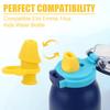 2pcs Bite Valve Spout Replacement for Ello Emma 14oz Kids Water Bottle, Silicone No BPA Water Bottle Mouthpiece Lid Replacement Compatible with Ello Emma 14oz Accessories Parts(Yellow) view 4