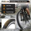 2 Pack 26X1.75 Bicycle Tire, Folding 26X1.75 Bike Tires and Tubes Set with Schrader Valve and 2 Tire Levers, Replacement for Bicycle Tires 26 x 1.75 26x1.95 26x2.0 Road/MTB Bike view 4