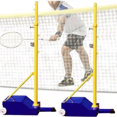 5ft-6.8ft Adjustable Height Volleyball Net Frame,Volleyball Poles for Backyard,Volleyball Badminton Poles Net Set,Portable Volleyball Poles with Net,for Outdoor/Indoor
