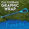 Franklin Sports Future Champs Youth Lacrosse Stick + Ball Set - Blue view 4