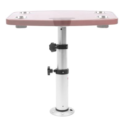 FALUSHAN Table Pedestal Stand, 3-Section Adjustable Table Legs Table Pedestal Stand, Detachable Aluminum Alloy RV Table Legs Stand Base Telescoping Mount Frame for RV, Yacht, Sailboat, Motorhome