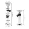 FALUSHAN Table Pedestal Stand, 3-Section Adjustable Table Legs Table Pedestal Stand, Detachable Aluminum Alloy RV Table Legs Stand Base Telescoping Mount Frame for RV, Yacht, Sailboat, Motorhome view 3