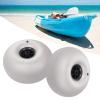 LIECARYAM Beach Wheels Beach Tires 2Pcs Balloon Wheels Replacement Balloon Wheels Replacement Big Beach Sand Tires for Kayak Dolly Canoe (10Inch) view 2