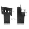 Generic Deer Stand Brackets 4x4, Black Steel, Compound Angle, 4 Count view 4