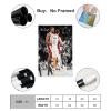 ysyacj Anthony Edwards, Steph Curry Canvas Poster Wall Art Decor Print Picture Paintings for Living Room Bedroom Decoration Unframe: Unframe:20x30inch(50x75cm) view 2