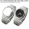 5th Steel Farmhouse Oak GA-2100/2110/B2100 GM-2100 GMA-S2100 Modified Metal Case Strap Watch Accessories Men's Watch Modified Women's Watch Modified. (Silver, GA-2100/2110/B2100) view 2
