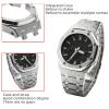 5th Steel Farmhouse Oak GA-2100/2110/B2100 GM-2100 GMA-S2100 Modified Metal Case Strap Watch Accessories Men's Watch Modified Women's Watch Modified. (Silver, GA-2100/2110/B2100) view 3