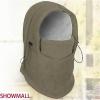 Balaclava Ski Mask - Men Women Winter Full Face Mask Warm Fleece Lined Drawstring Hats Windproof Outdoors Hood Covers Army Green view 2