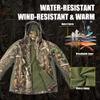 FOYKUED Hunting Clothes for Men with 13 Pockets, Warm & Water-Resistant Hunting Jacket & Pants (Fleece Lining,Camo) view 3