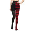 Dsgzkk Womens Christmas Halloween Striped Pantyhose High Waist Full Length Tights Leggings Stockings Cosplay Costume Socks view 1