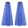 Hedmy Womens Sequin Leg Warmers Leg Boot Covers Tassel Leg Socks Rave Dress-up Party Costume Royal Blue One Size view 4
