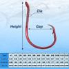 XFISHMAN Circle-Hooks-Fishing-Equipment-Octopus-Hooks-Saltwater-50 Pack #1 12/0 view 3