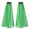 Hedmy Womens Sequin Leg Warmers Leg Boot Covers Tassel Leg Socks Rave Dress-up Party Costume Green One Size view 3