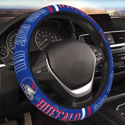 Jykuvtf Custom Football Steering Wheel Cover Personalized Name and Number 15in Non-Slip Car Accessory for SUVs Trucks