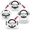 Jykuvtf Custom Football Steering Wheel Cover Personalized Name and Number 15in Non-Slip Car Accessory for SUVs Trucks view 4