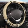 Jykuvtf Custom Football Steering Wheel Cover Personalized Name and Number 15in Non-Slip Car Accessory for SUVs Trucks view 1