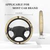 Jykuvtf Custom Football Steering Wheel Cover Personalized Name and Number 15in Non-Slip Car Accessory for SUVs Trucks view 2
