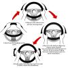 Jykuvtf Custom Football Steering Wheel Cover Personalized Name and Number 15in Non-Slip Car Accessory for SUVs Trucks view 4