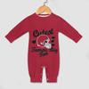 Baby Football Romper Outfit for Boys & Girls,Custom Baby Long Sleeve Clothes for Football Team Fans,Personalized Name Number view 3