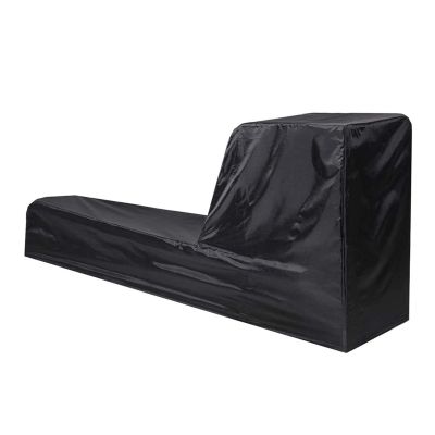 DLLDLGG Rowing Machine Cover, Fitness Equipment Dustproof Cover Indoor Outdoor, Durable Anti-Scratch Waterproof Dustproof UV Protection Rowing Machine Cover(Black)