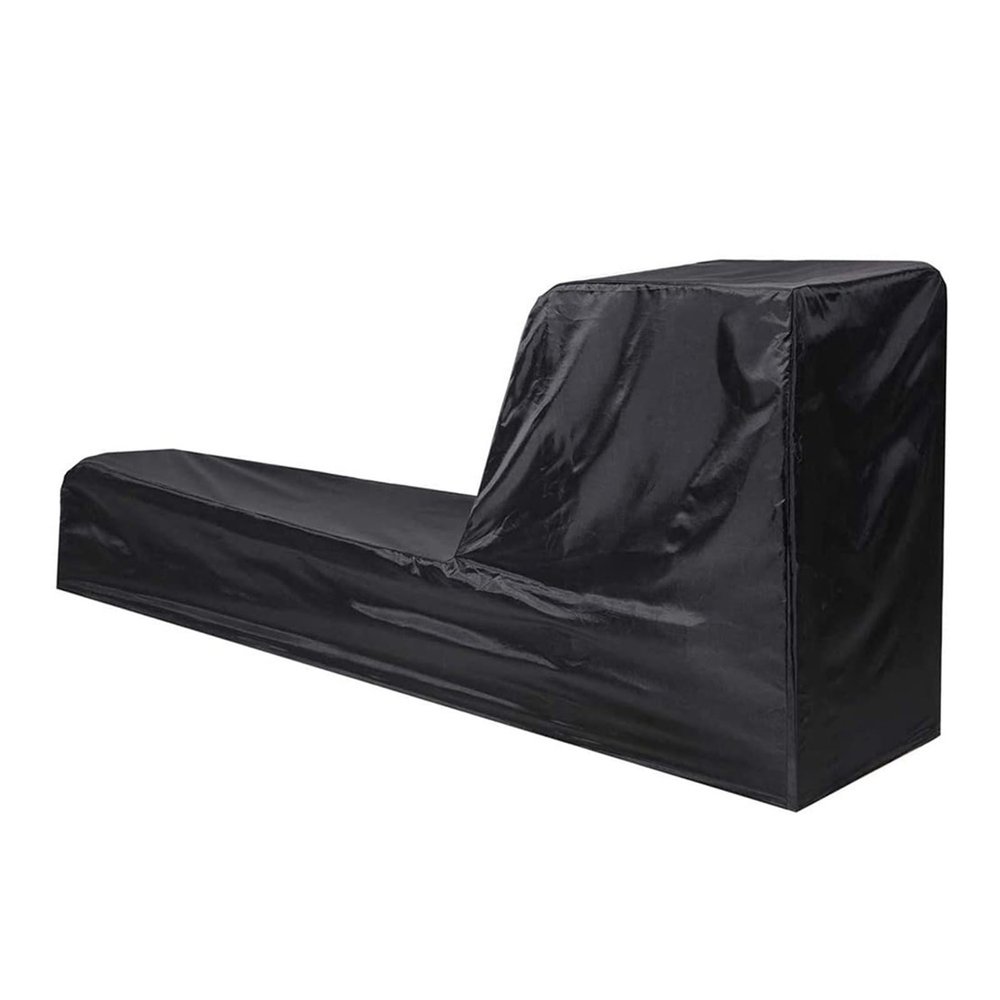 DLLDLGG Rowing Machine Cover, Fitness Equipment Dustproof Cover Indoor Outdoor, Durable Anti-Scratch Waterproof Dustproof UV Protection Rowing Machine Cover(Black)