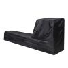 DLLDLGG Rowing Machine Cover, Fitness Equipment Dustproof Cover Indoor Outdoor, Durable Anti-Scratch Waterproof Dustproof UV Protection Rowing Machine Cover(Black) view 1