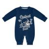 Baby Football Romper Outfit for Boys & Girls,Custom Baby Long Sleeve Clothes for Football Team Fans,Personalized Name Number view 1