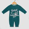 Baby Football Romper Outfit for Boys & Girls,Custom Baby Long Sleeve Clothes for Football Team Fans,Personalized Name Number view 3