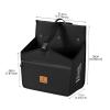 Aosekaa Bike Single Pannier Bag Large Capacity Bike Saddle Bag Grocery Storage Bag Bicycle Rear Rack Bag Bicycle Bag for Traveling view 3