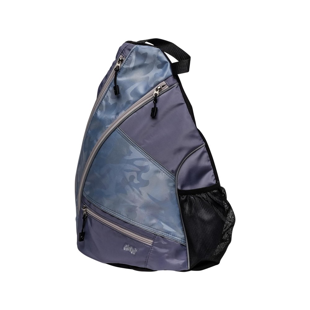 Glove It Sling Bag - 19 in x 13 in. Pickle Ball Bag w/Adjustable Strap, Clip-On Shoe Bag Included, Functional Pickleball Bag - Urban Bleu