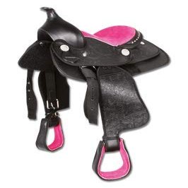 AD Saddlery Classic Western Barrel Racing Handmade Synthetic Cordura Horse Saddle Lightweight Barrel Racing Saddle Trail Tack Equestrian Horse Saddle Tack Size 10" to 18" inches S11 (10)