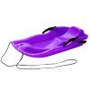 Flexible Snowboard Toboggan Master Heavy Duty Snow Sledge Sleigh Slider for Winter Outdoor, Purple view 1