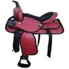 AD Saddlery Classic Western Barrel Racing Handmade Synthetic Cordura Horse Saddle Lightweight Barrel Racing Saddle Trail Tack Equestrian Horse Saddle Tack Size 10" to 18" inches S31 (11) view 1