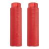 1 Pair Bike Pedal Pegs Aluminum Alloy Anti-Skid Foot Pegs for 3/8 inch Front and Rear Bike Axles(red) view 1
