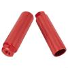 1 Pair Bike Pedal Pegs Aluminum Alloy Anti-Skid Foot Pegs for 3/8 inch Front and Rear Bike Axles(red) view 4