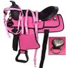 AD Saddlery Classic Western Barrel Racing Handmade Synthetic Cordura Horse Saddle Lightweight Barrel Racing Saddle Trail Tack Equestrian Horse Saddle Tack Size 10" to 18" inches SS05 (10.5) view 1