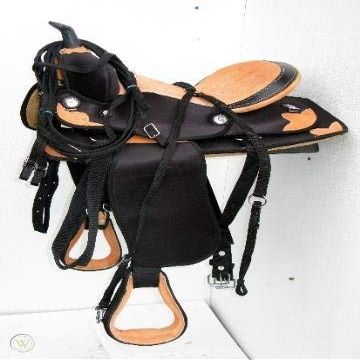 AD Saddlery Classic Western Barrel Racing Handmade Synthetic Cordura Horse Saddle Lightweight Barrel Racing Saddle Trail Tack Equestrian Horse Saddle Tack Size 10" to 18" inches SS11 (10.5)