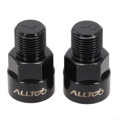 2pcs Aluminum alloy Bike Pedal Adapters, for 9/16 inch Cranks for 1/2 inch Pedals Bicycle Pedal Extender Adaptors