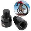 2pcs Aluminum alloy Bike Pedal Adapters, for 9/16 inch Cranks for 1/2 inch Pedals Bicycle Pedal Extender Adaptors view 2